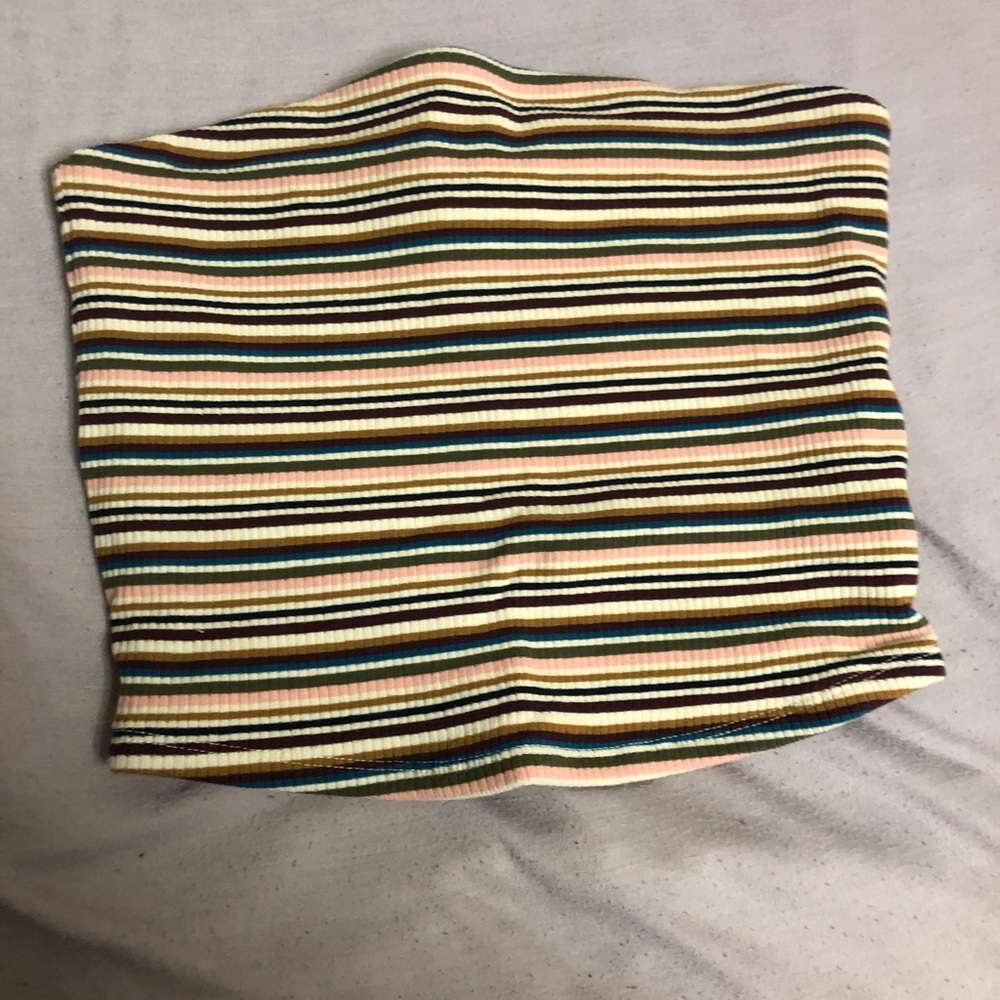 multicolored tube top!!